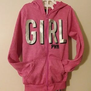 Girl's Pink sweatsuit